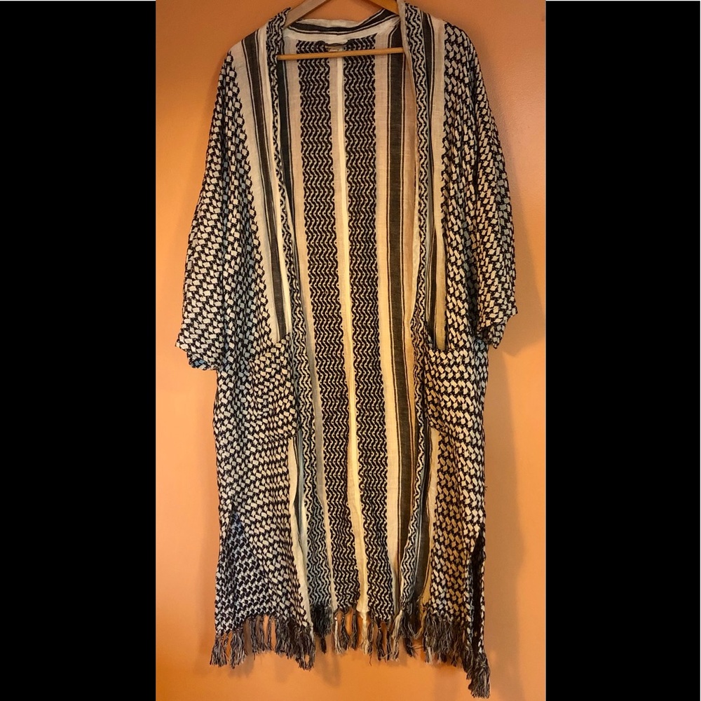 Garnet hill linen/cotton duster